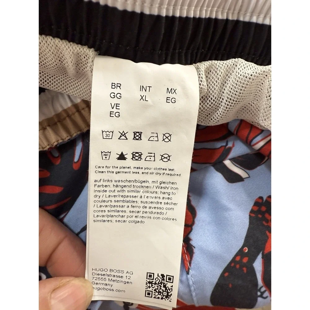 Boss Piranha Badeshorts Schwimmshorts Shorts Beachwear Größe XL‎